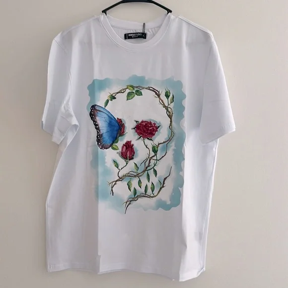 ROKU STUDIO BUTTERFLY LOVE T-SHIRT - Picture 2 of 4